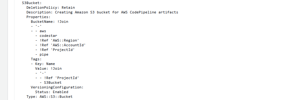 CloudFormation - S3 variable mapping